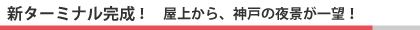 神戸のりばの新ターミナル完成